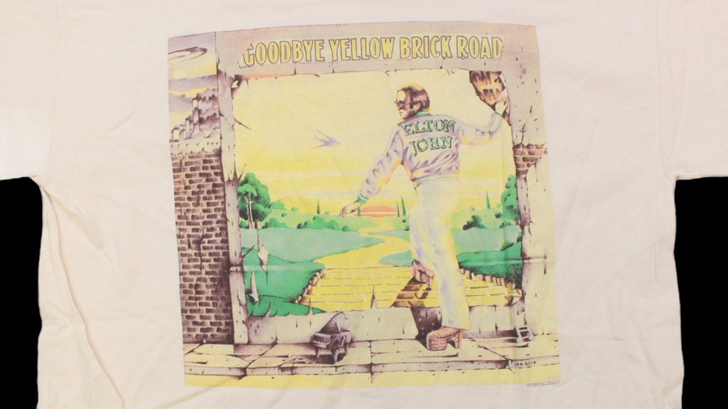 1997 Elton John Yellowbrick Road shirt