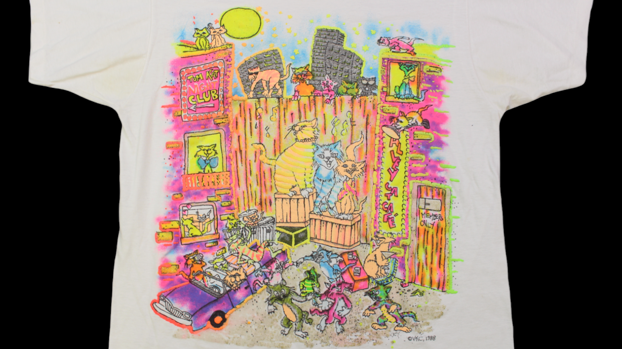 80's Cartoon Street Cats shirt