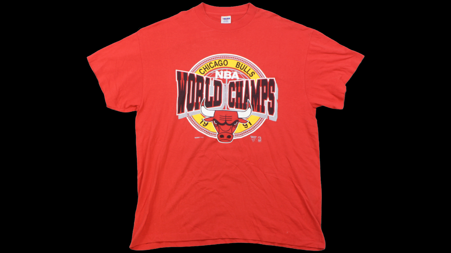 1991 Chicago Bulls Champions shirt