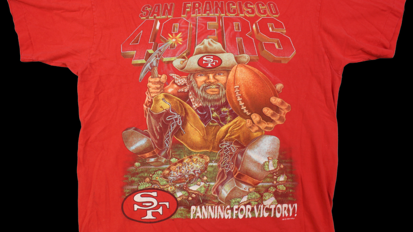 1994 49ERS Panning For Victory shirt