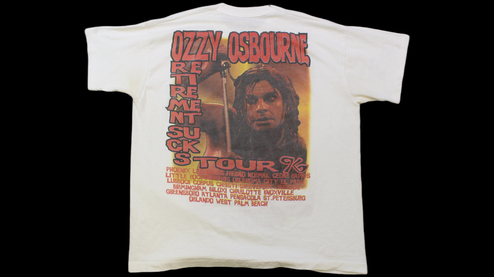 1996 Ozzy Osbourne Ozzmosis tour shirt