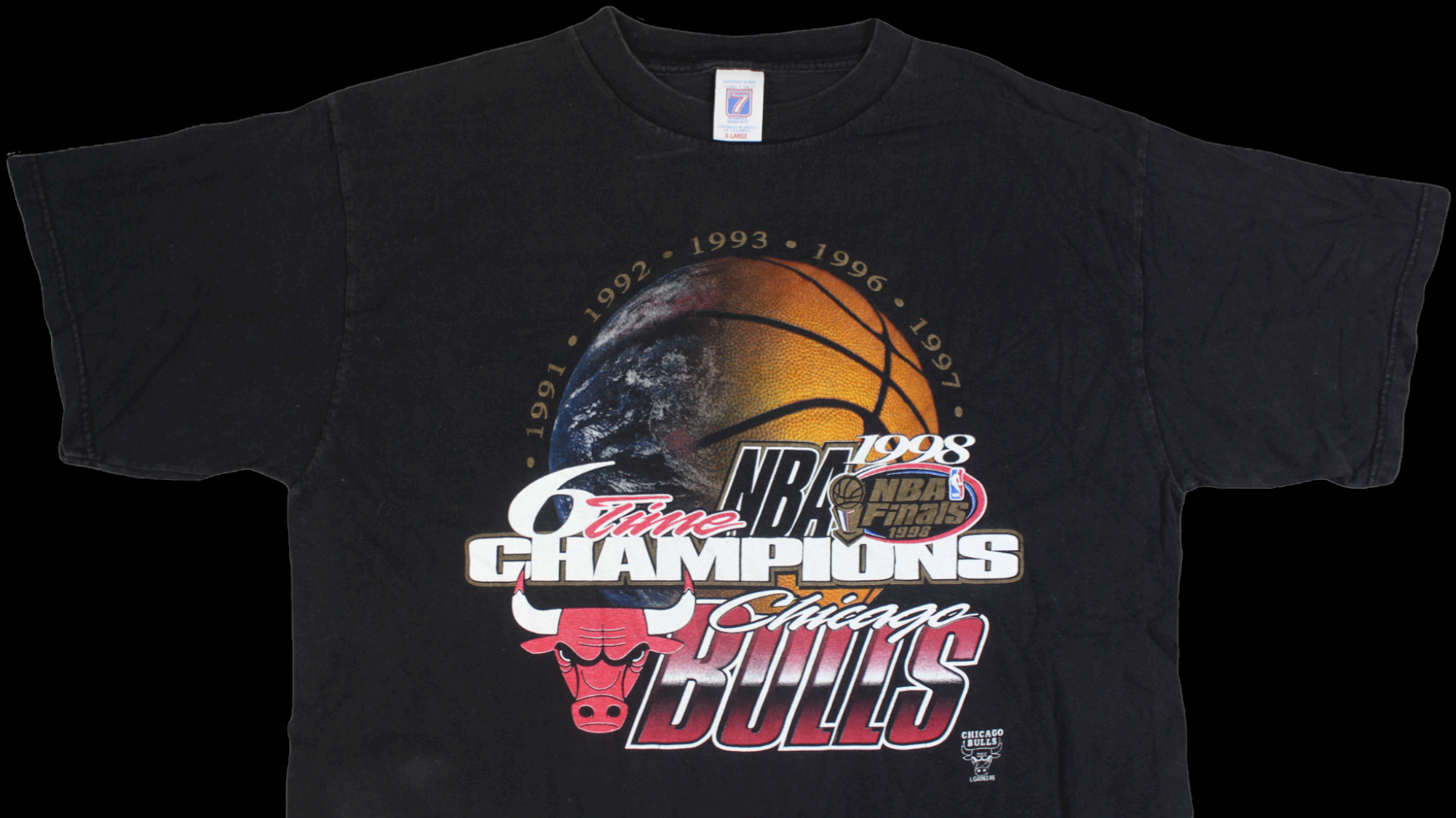 1998 NBA Finals Chicago Bulls Champions shirt