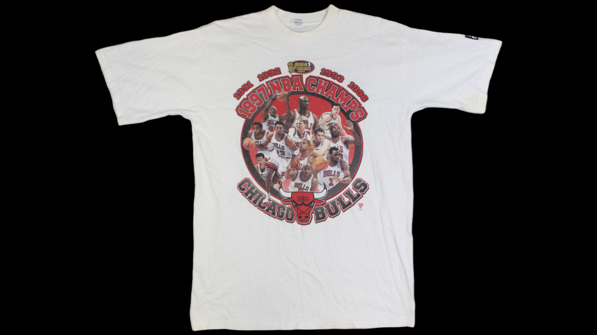 1997 NBA Finals Chicago Bulls Champions shirt