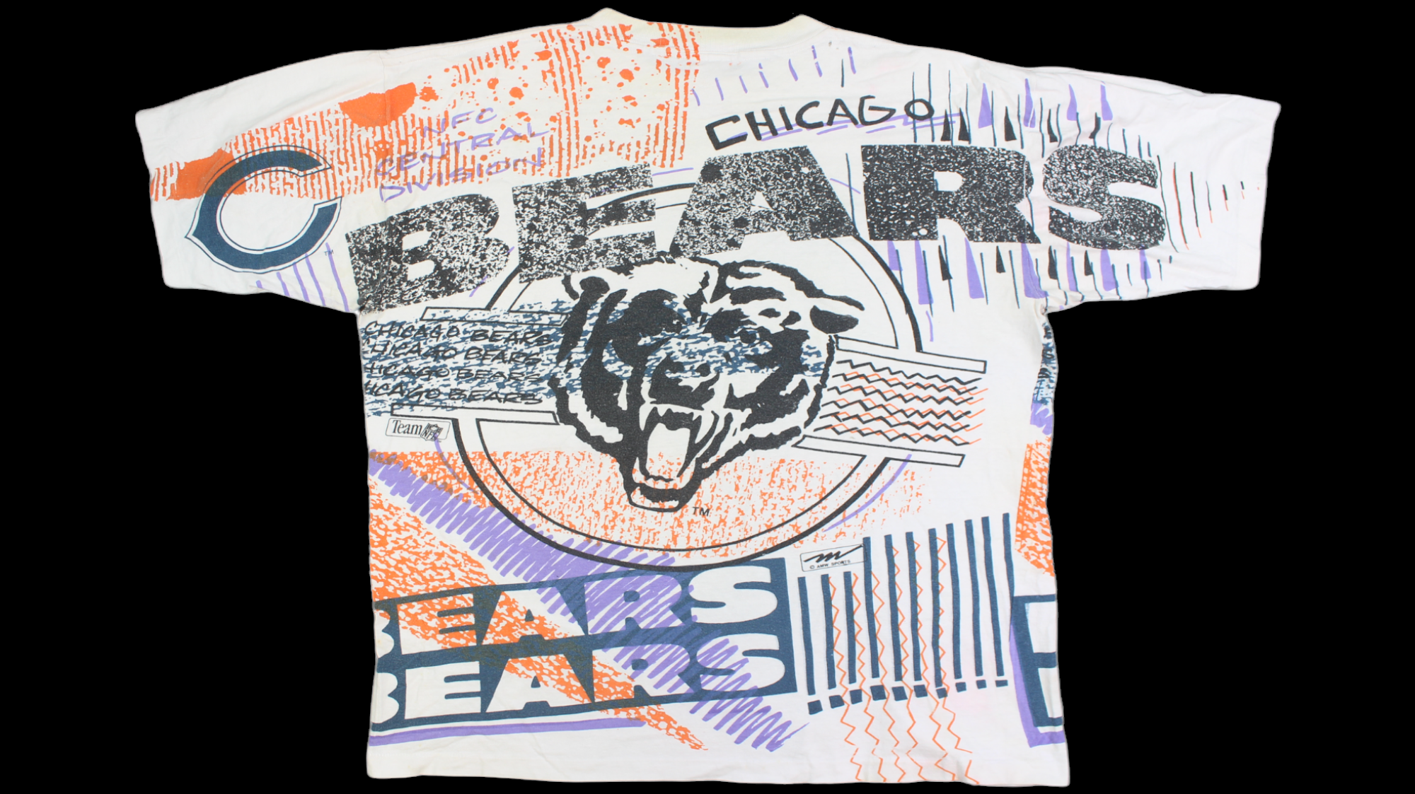 90's Chicago Bears AOP shirt