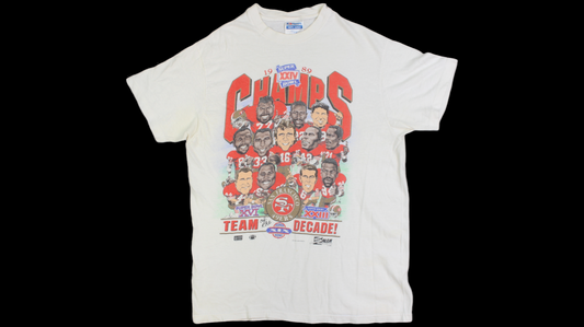 1989 San Fransisco Super Bowl Champions shirt
