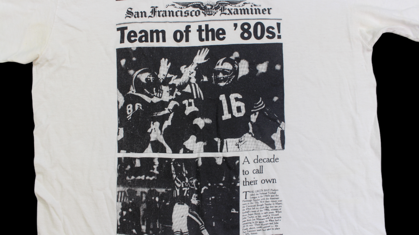 "Team of The 80's" San Francisco 49ERs shirt