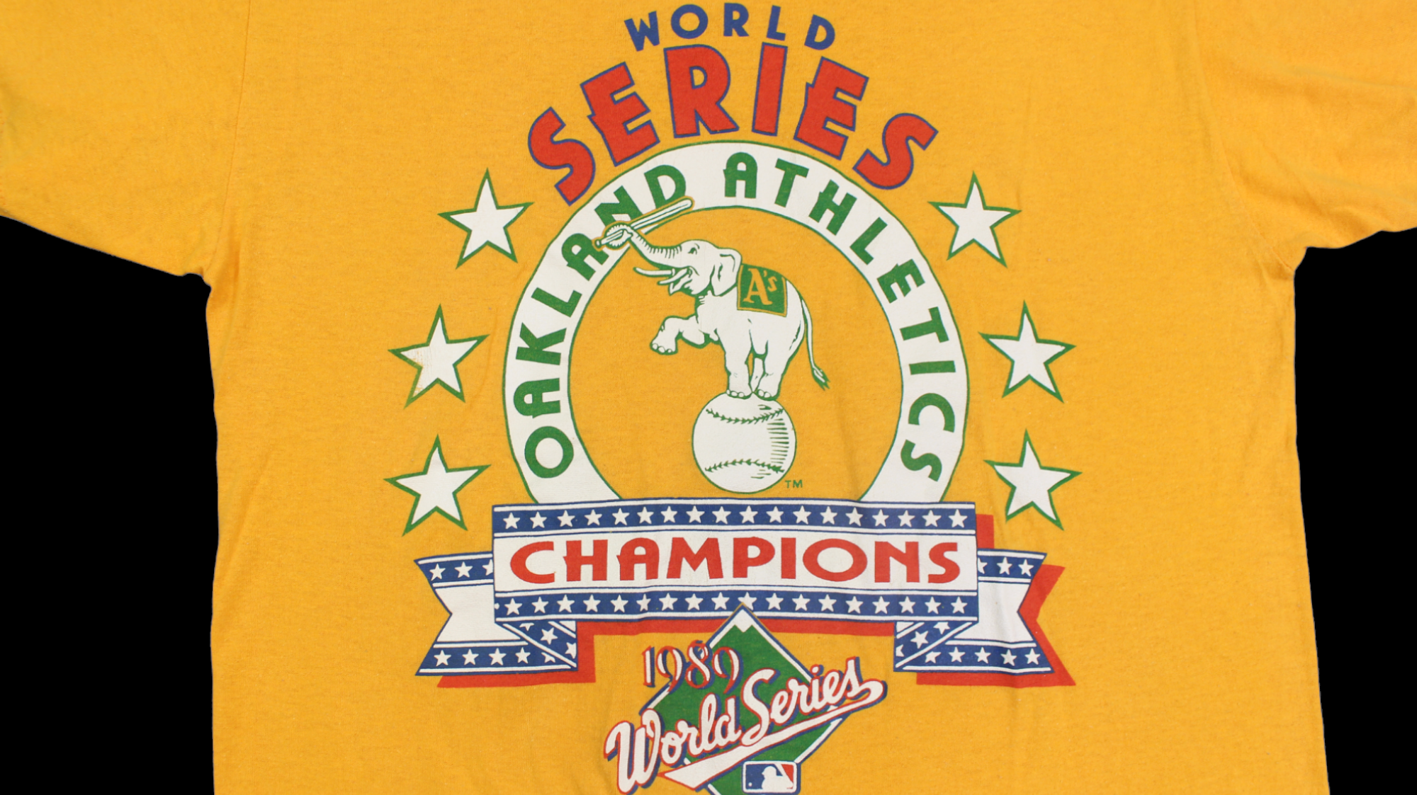 1989 Oakland Athletics Champions shirt