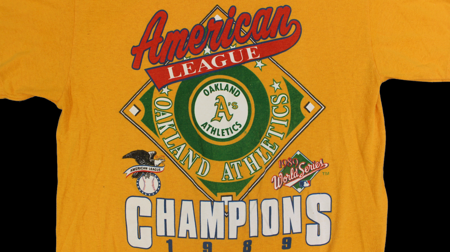 1989 Oakland Athletics Champions shirt