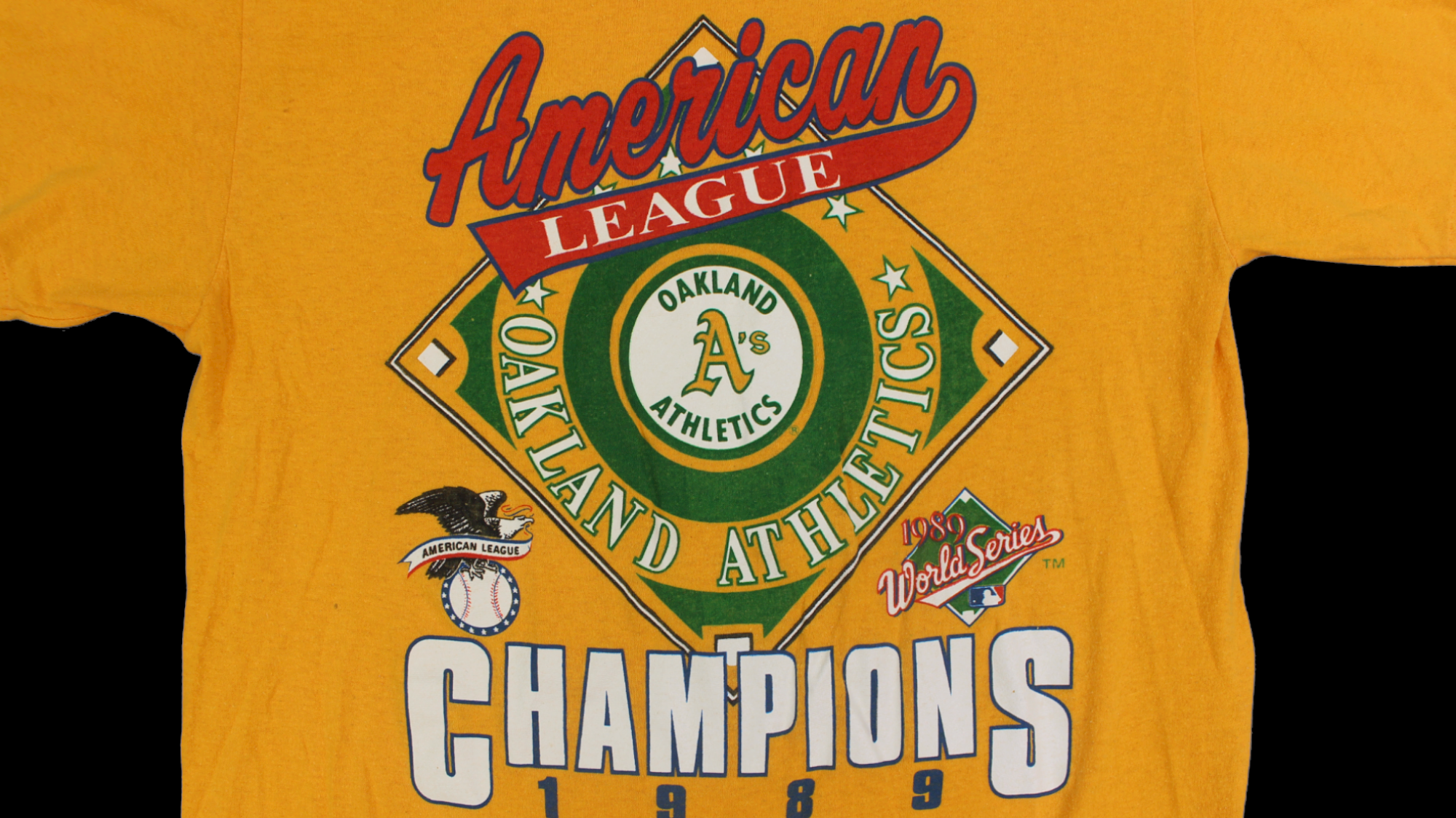 1989 Oakland Athletics Champions shirt