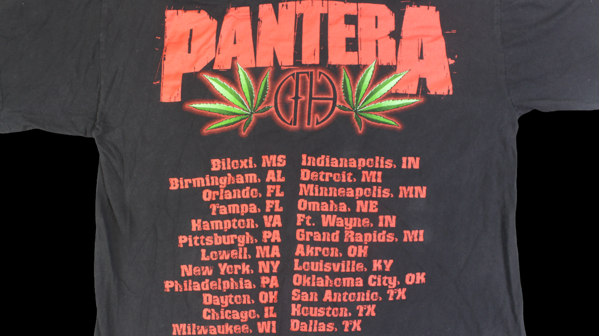 2000's Pantera Tour shirt