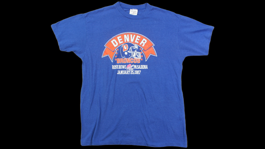 1987 Denver Broncos Rose bowl shirt