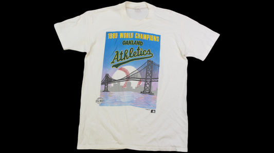 1989 Oakland Athletics World Champions shirt