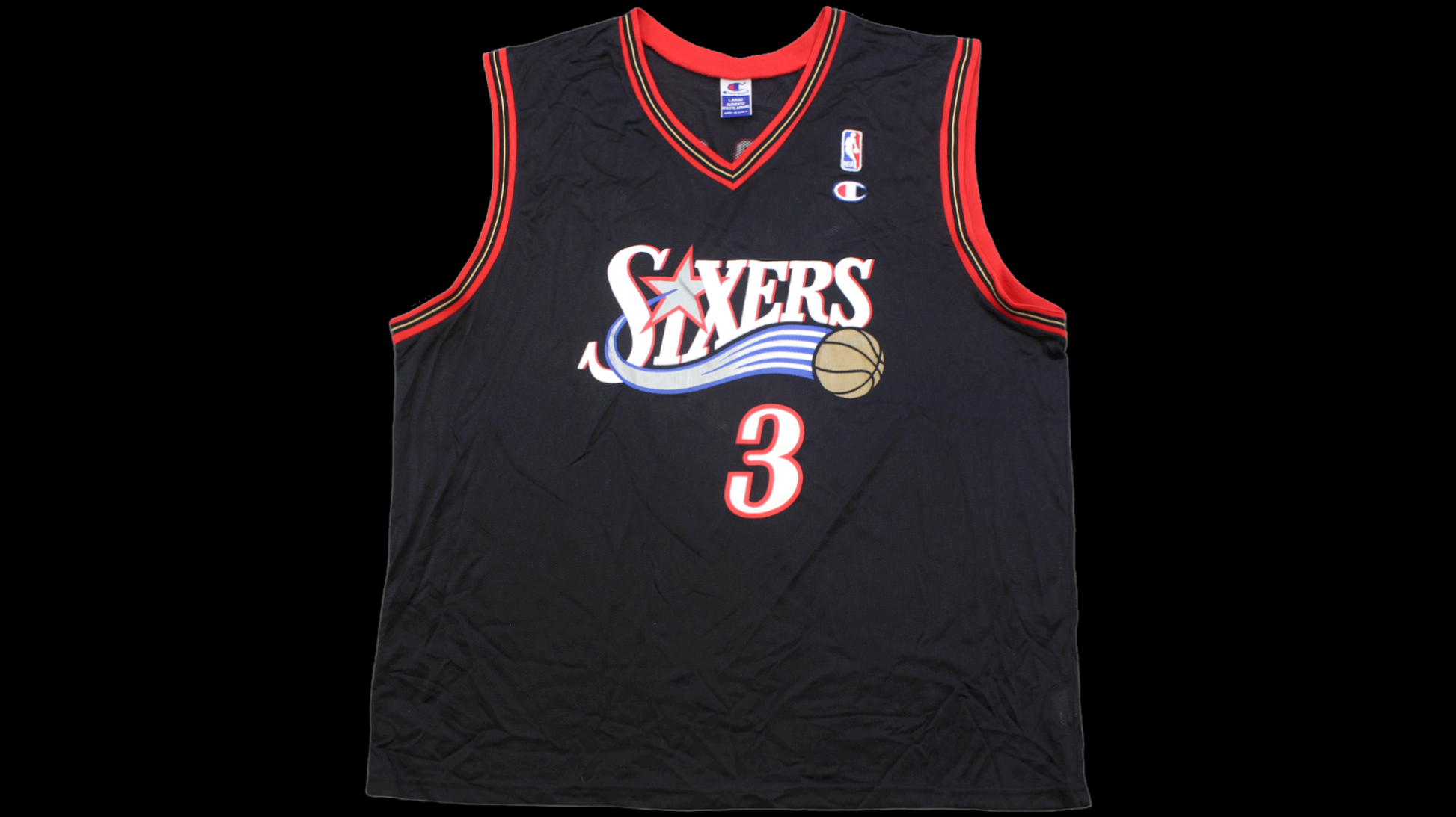 90 s Allen Iverson Sixers Champion jersey Thriller