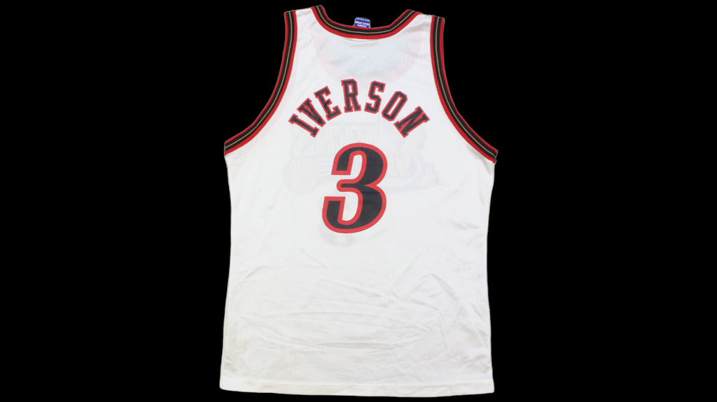 90's Allen Iverson Sixers Champion jersey