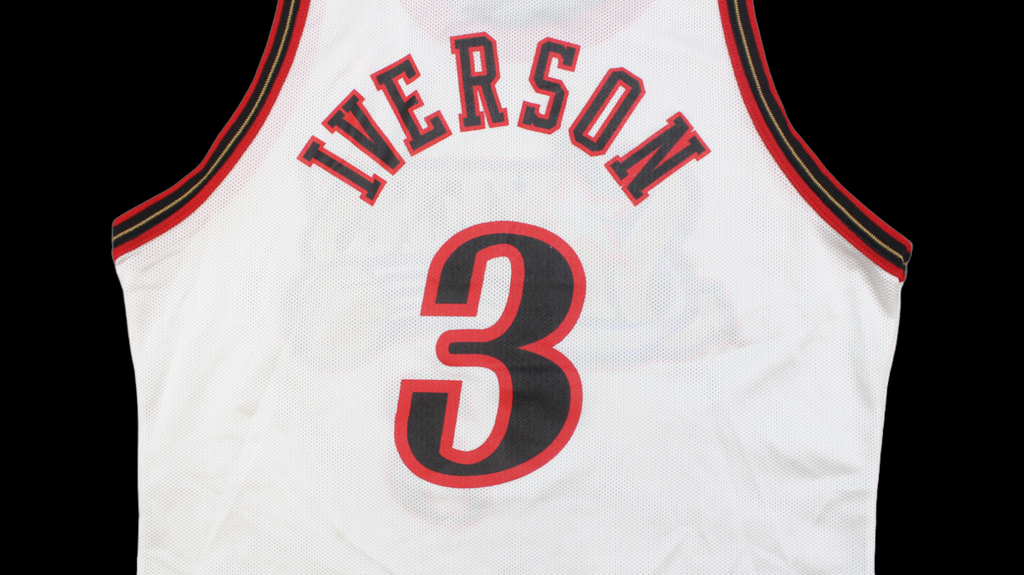 90's Allen Iverson Sixers Champion jersey