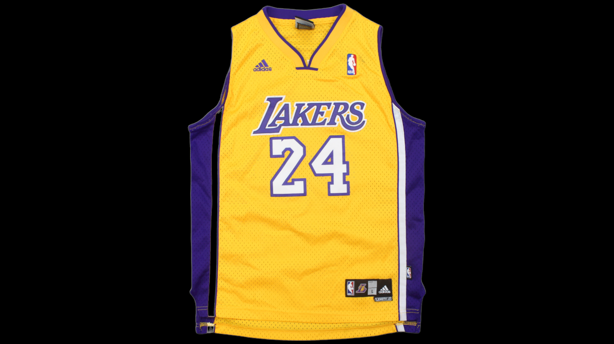 adidas, Shirts, Kobe Bryant 24 Los Angeles Lakers Adidas Swingman Jersey  White 4xl