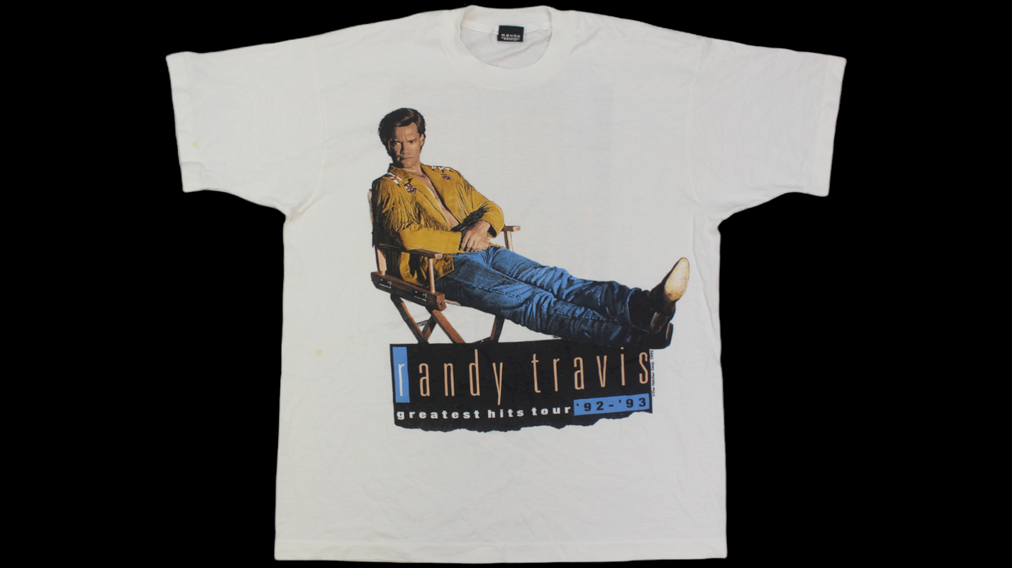 1992 Randy Travis Greatest Hits Tour shirt