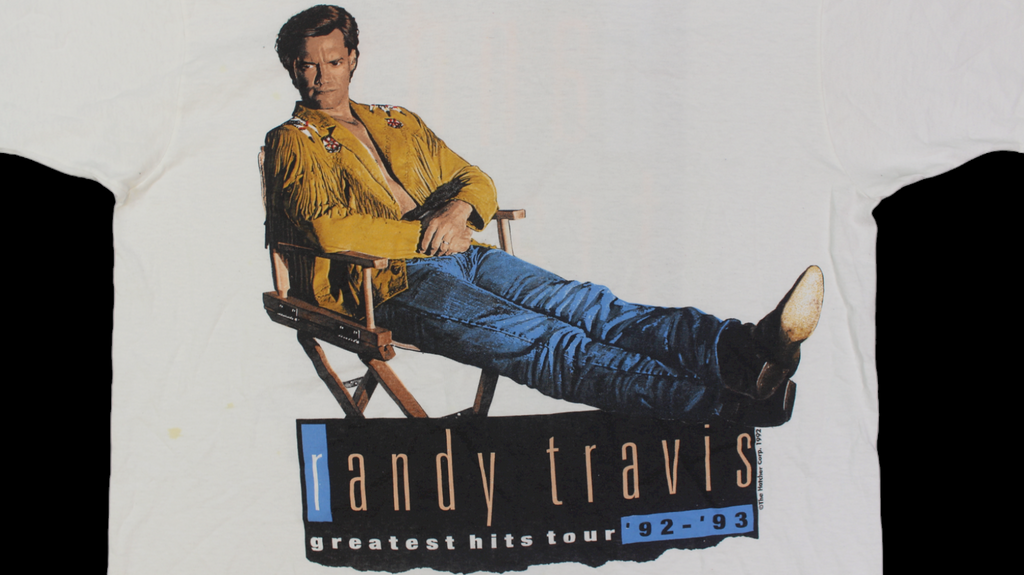 1992 Randy Travis Greatest Hits Tour shirt