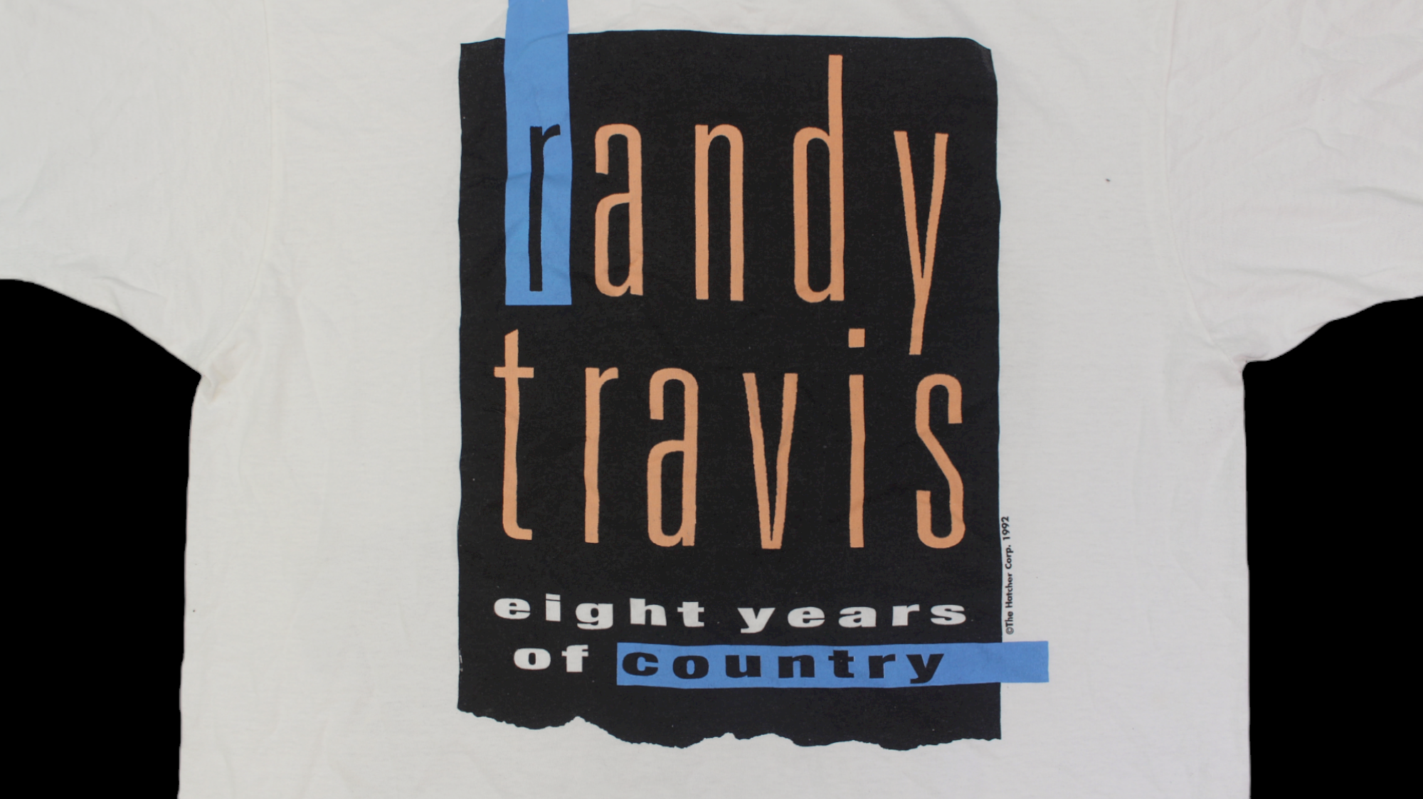 1992 Randy Travis Greatest Hits Tour shirt