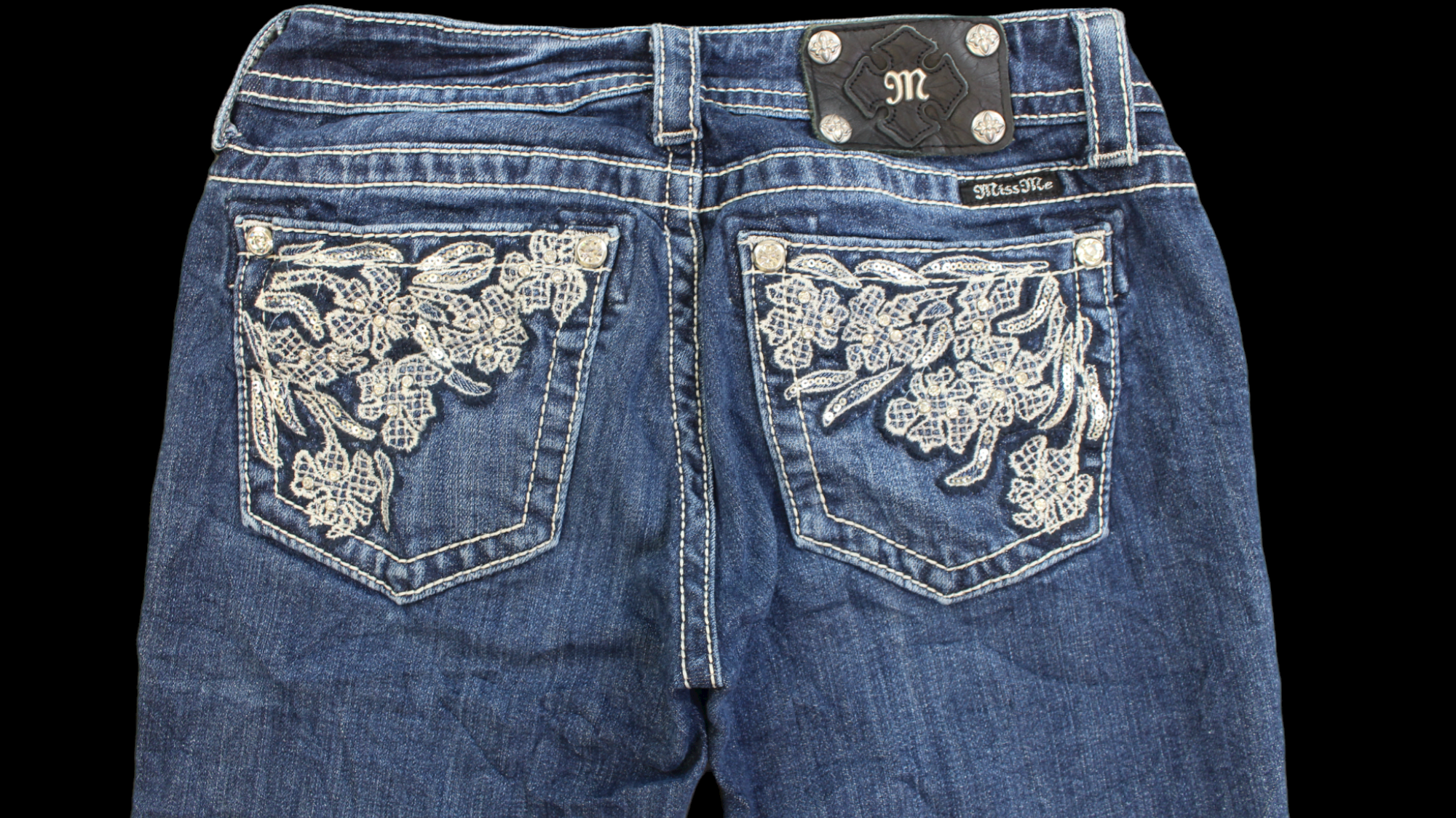 Miss Me Cuffed Capri Denim jeans