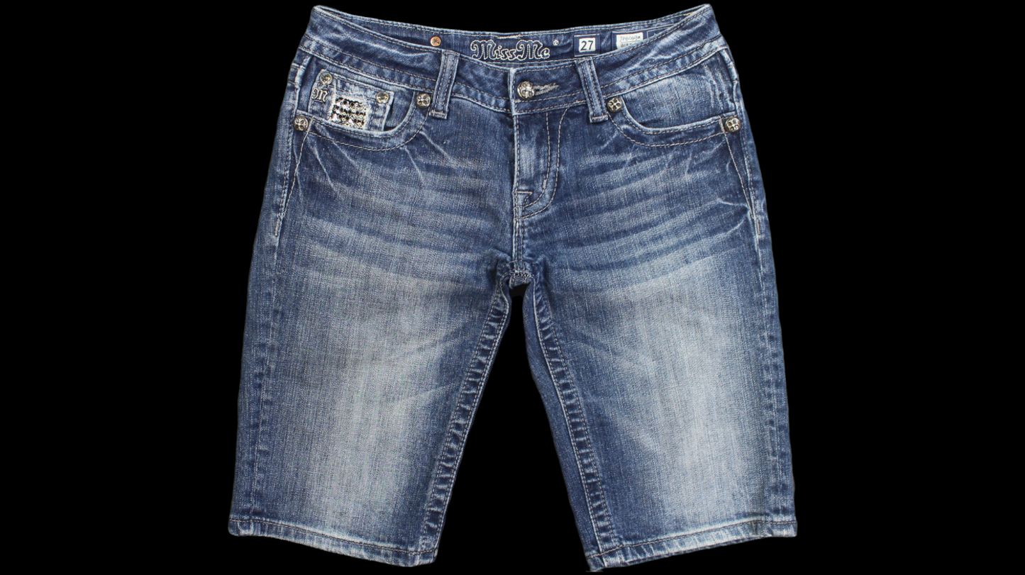 Miss Me Bermuda Denim shorts