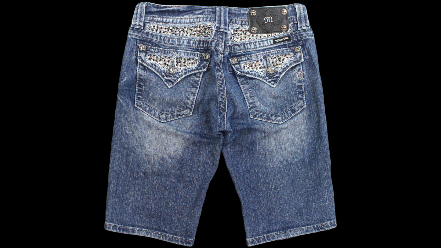 Miss Me Bermuda Denim shorts