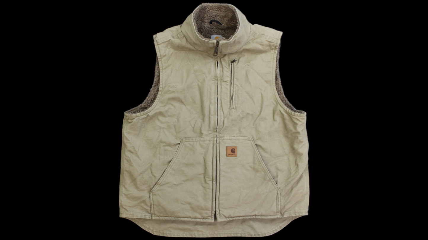 90's Carhartt Fleece Lined vest