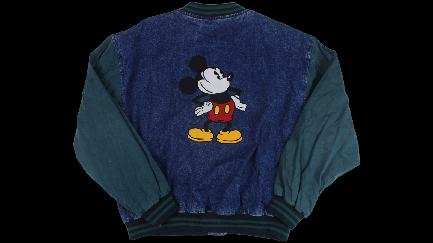 90's Mickey Mouse denim jacket