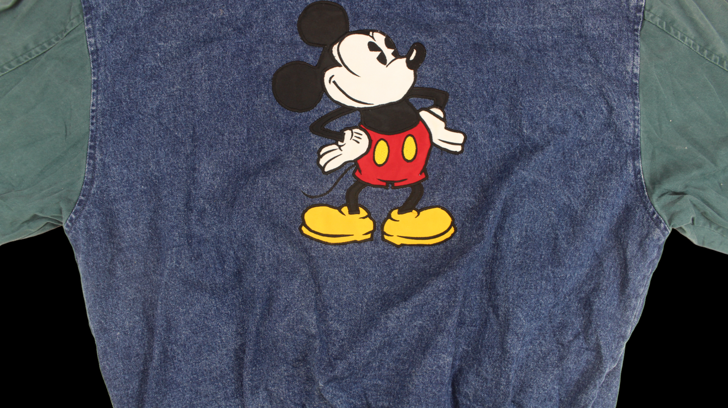 90's Mickey Mouse denim jacket