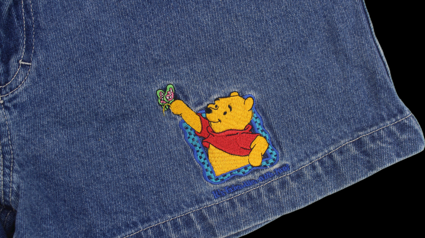 Y2K Winnie The Pooh shorts
