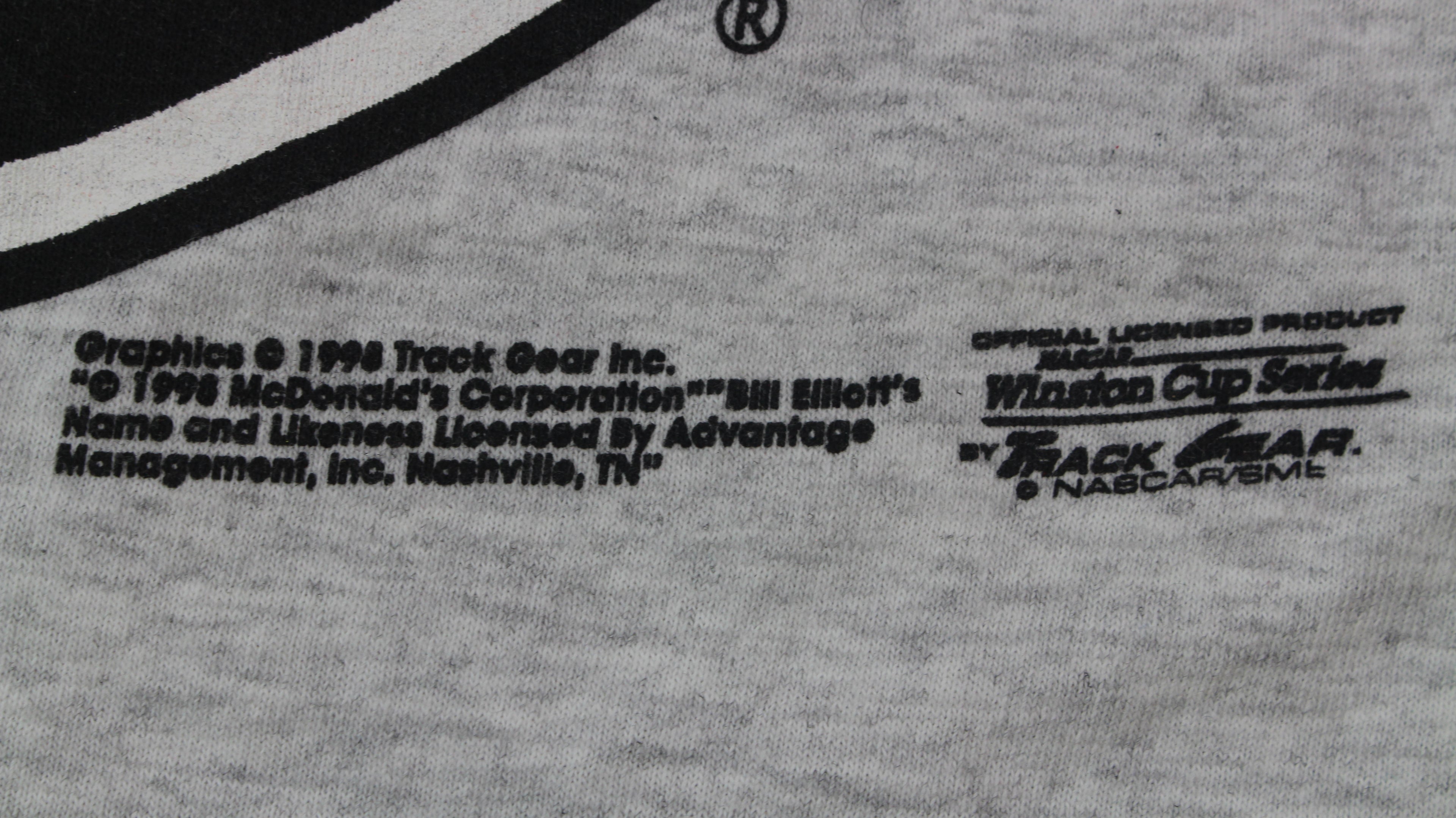 90's Bill Elliott Mcdonalds #94 NASCAR shirt