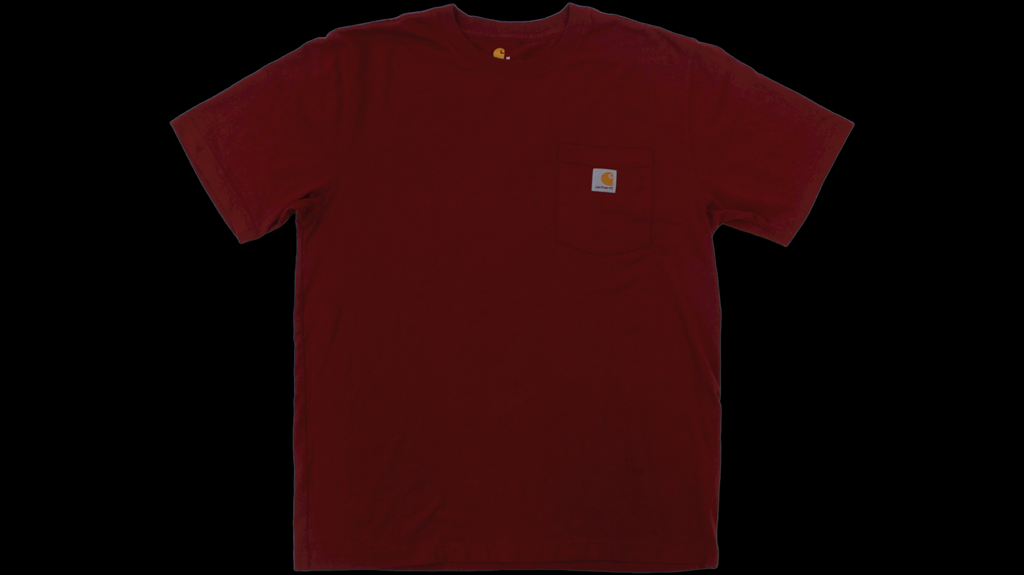 Maroon Carhartt shirt
