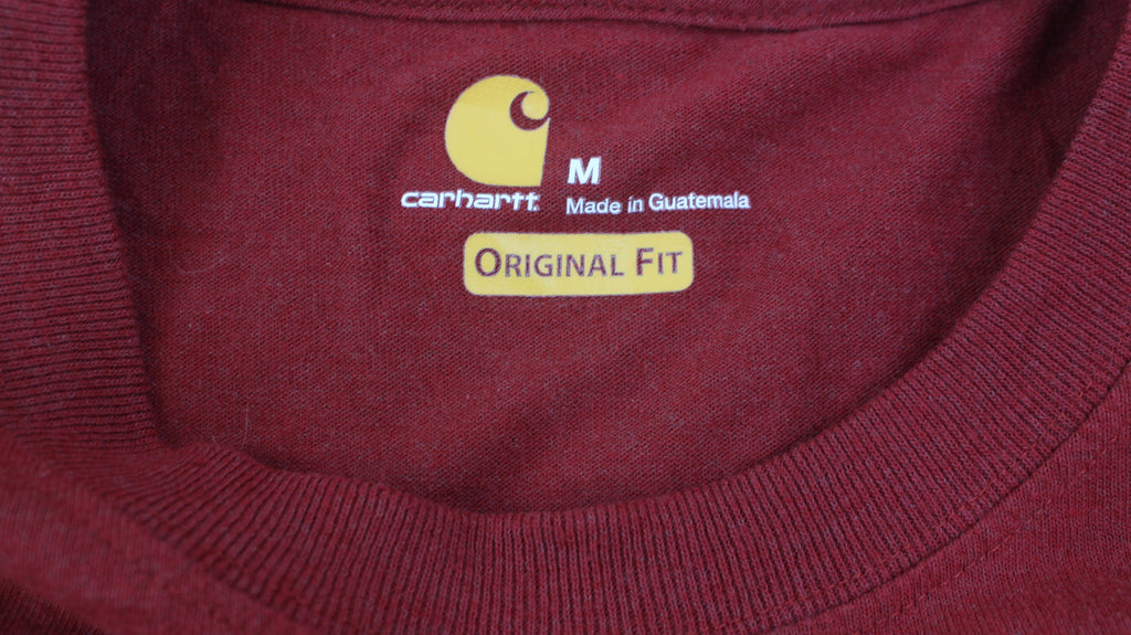 Maroon Carhartt shirt