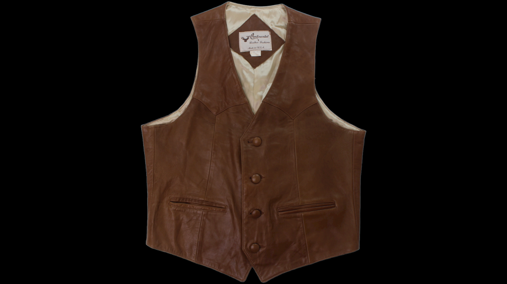 90's Continental Leather Fashion vest