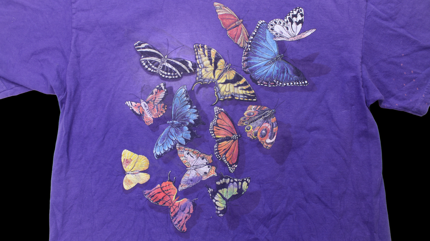 90's Butterfly nature shirt