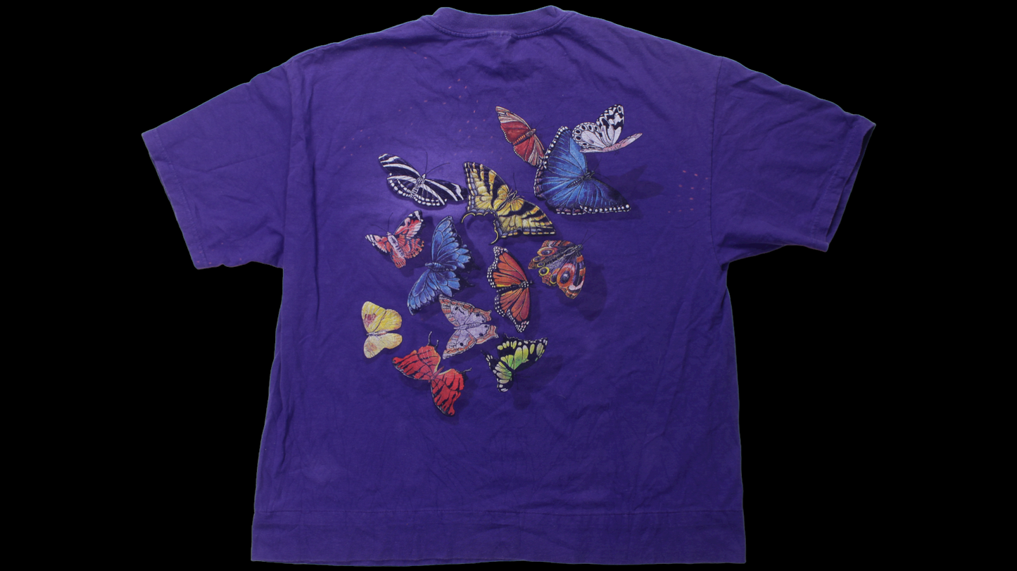 90's Butterfly nature shirt