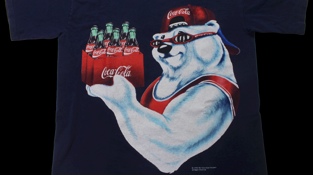 1996 Coca Cola Polar Bear shirt