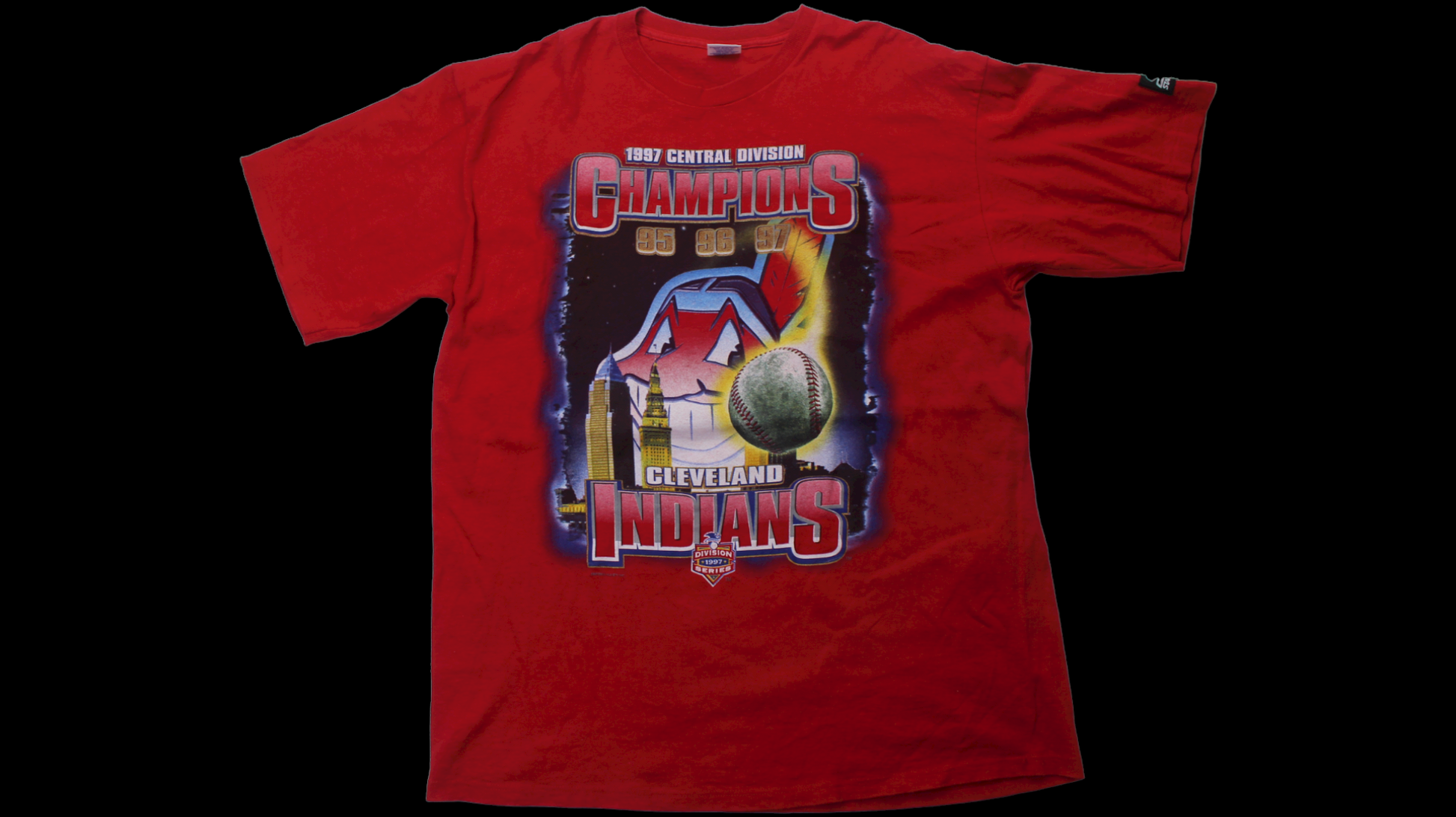 Shirts  Vintage 1997 Cleveland Indians Divisional Champions Tee