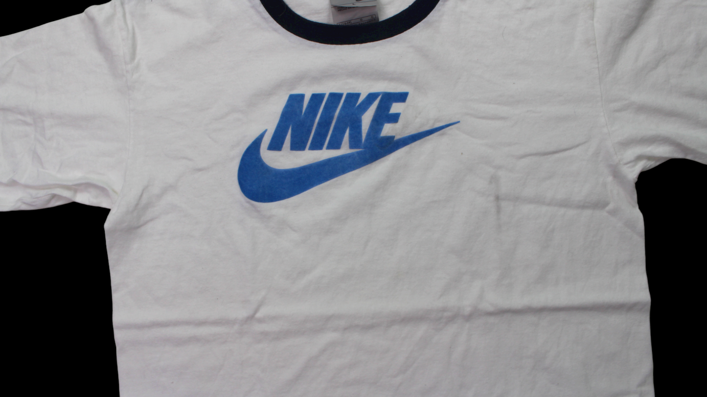 Y2K Nike Blue Swoosh shirt