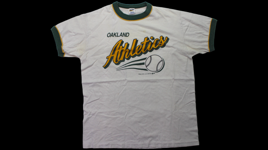 1987 Oakland Athletics Ringer shirt