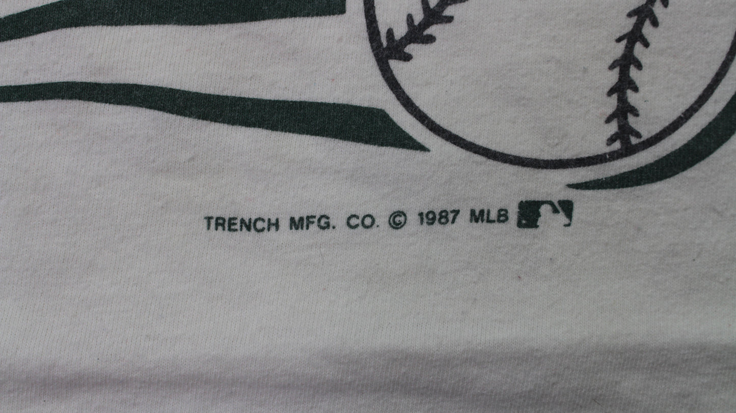 1987 Oakland Athletics Ringer shirt