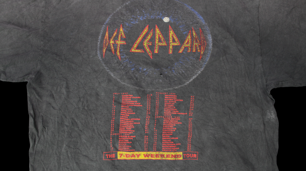 Def Leppard 7-Day Weekend tour shirt
