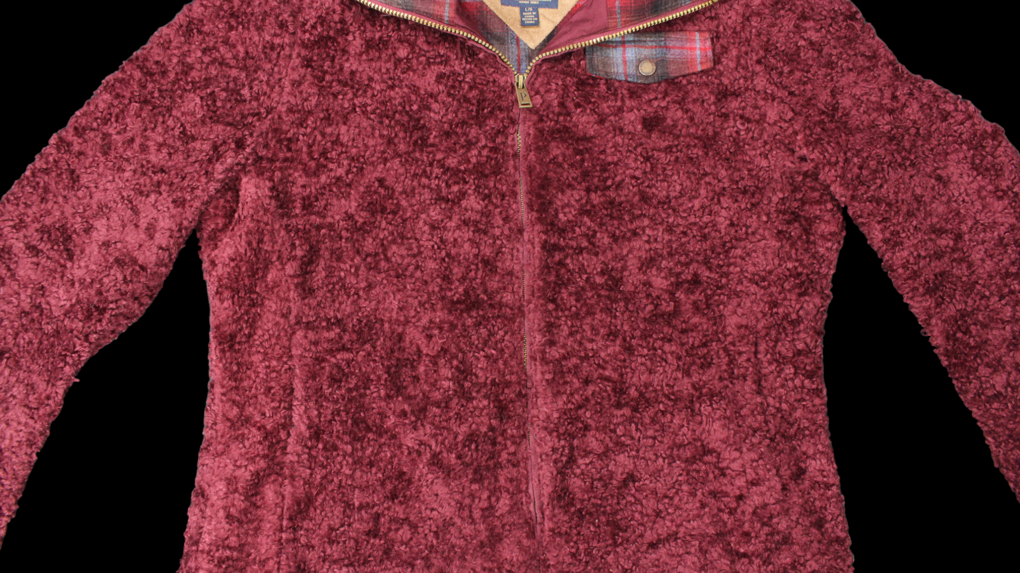 Pendleton Maroon Fleece