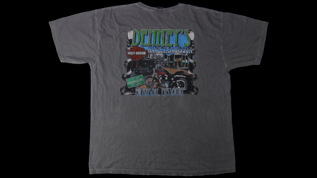 Harley Davidson Denney's shirt