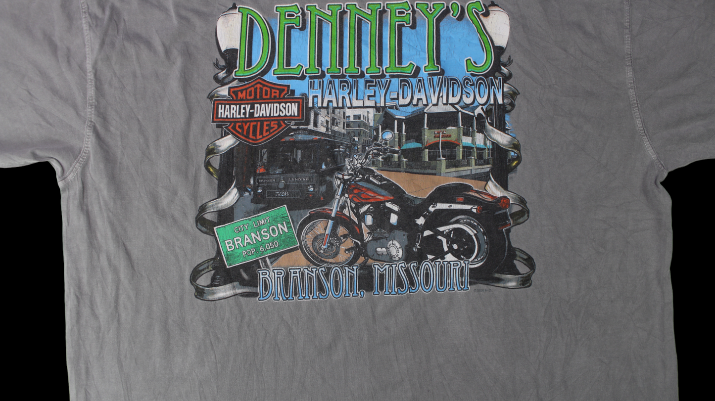 Harley Davidson Denney's shirt