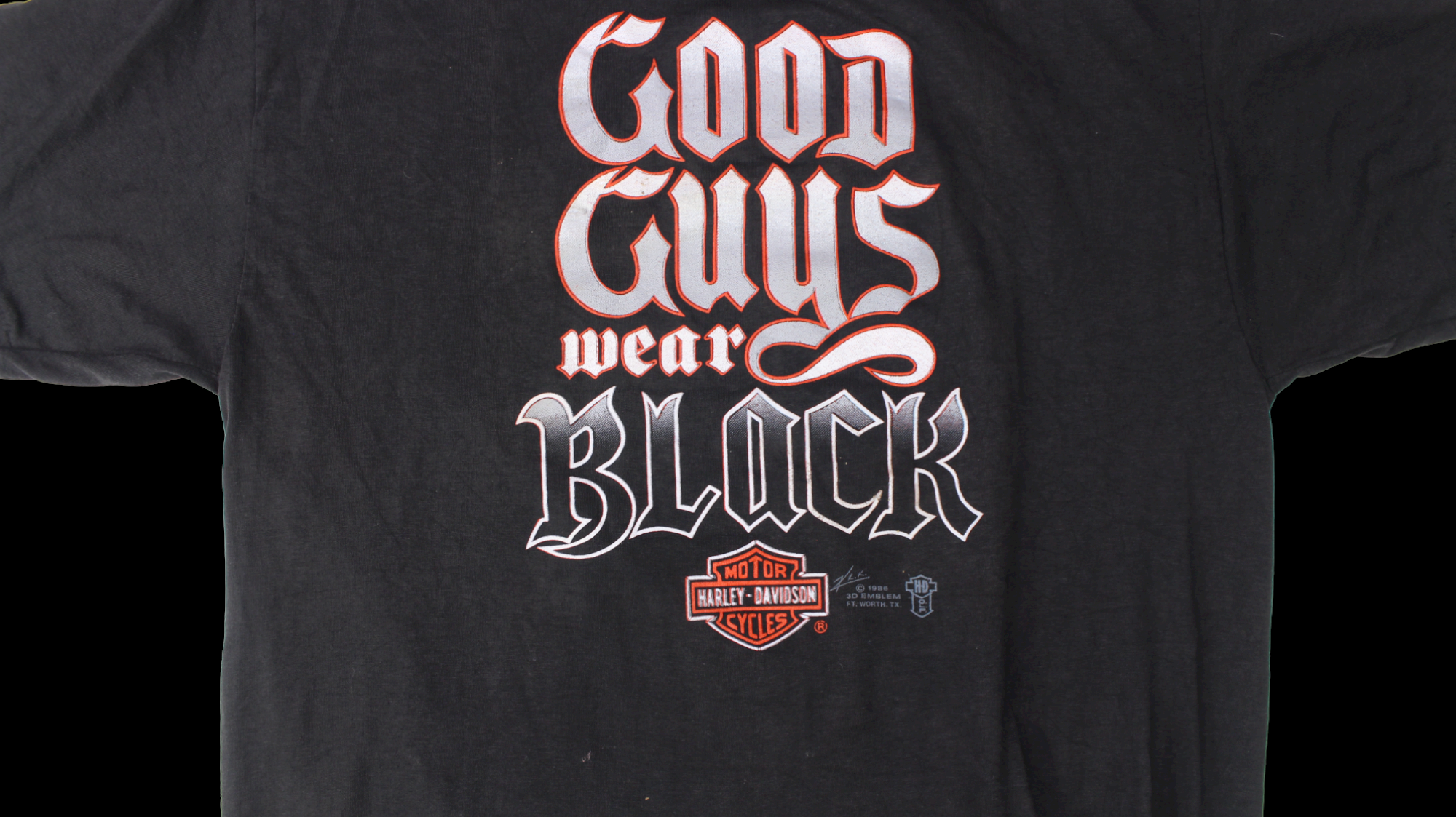 1986 3D Emblem shirt