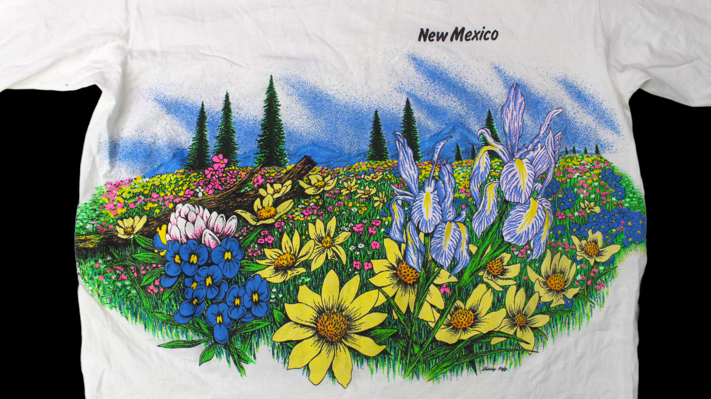 90's New Mexico Flowers shirt