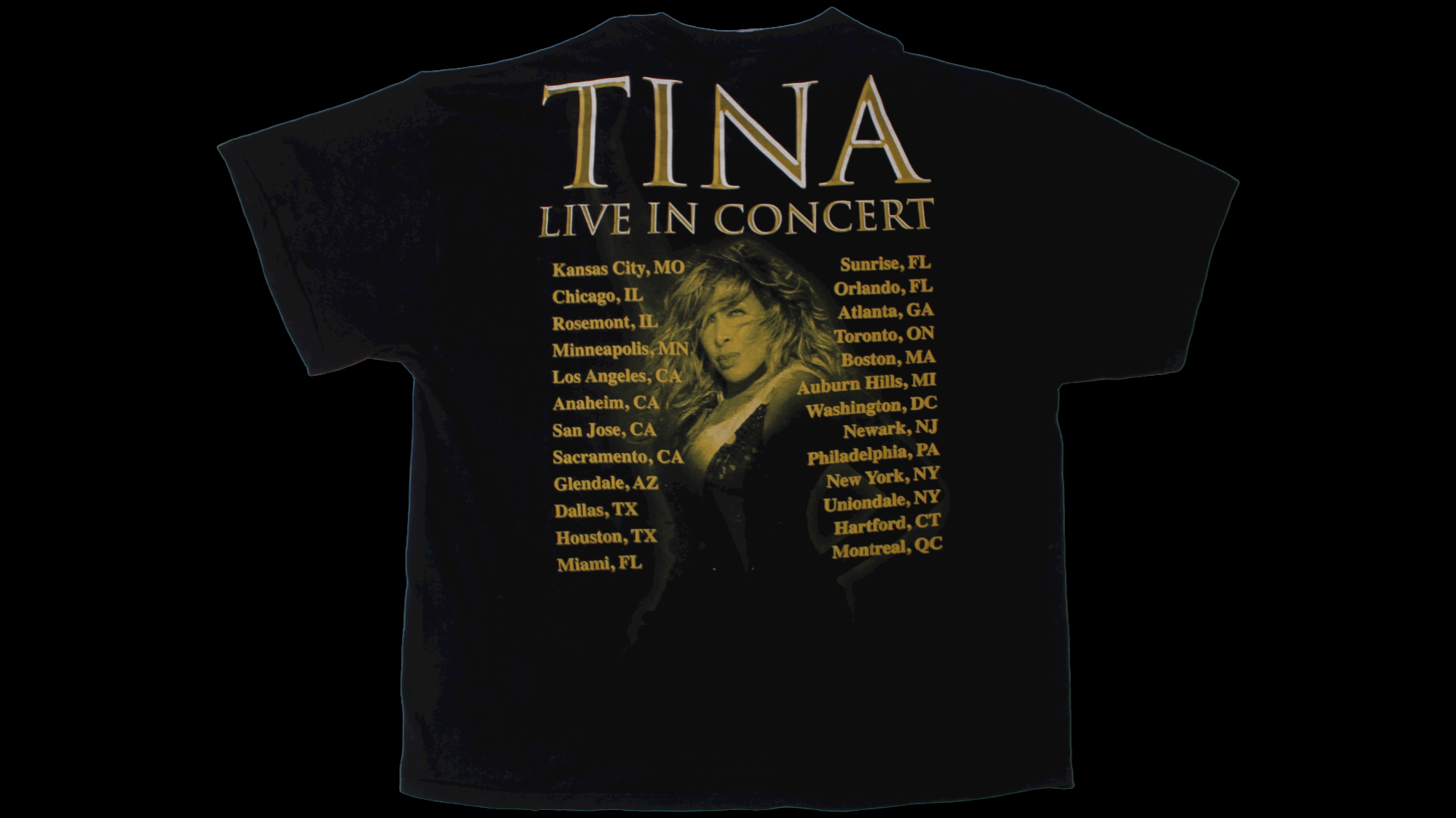 Tina tour shirt