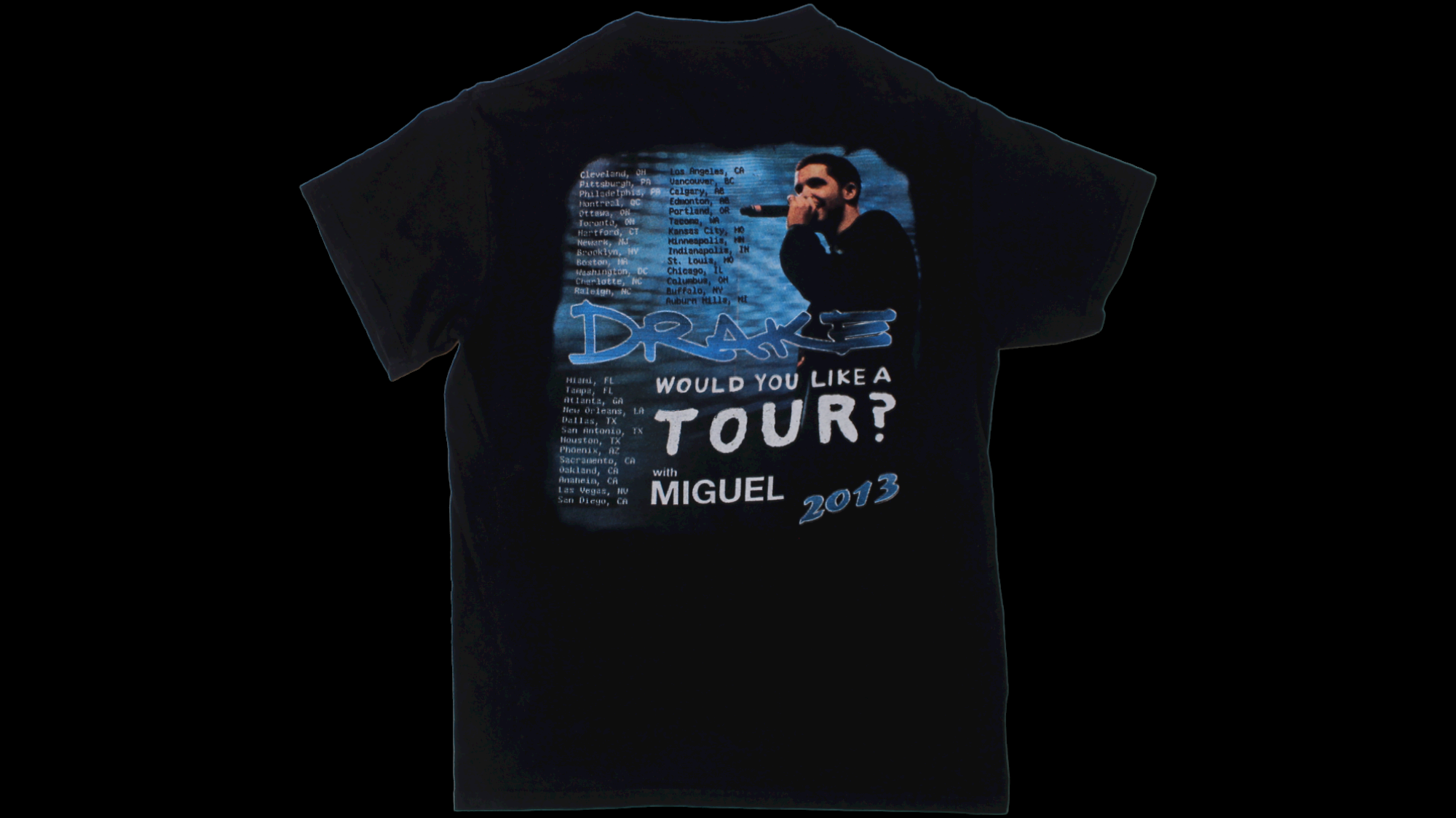 Drake & Miguel "Would You Like A Tour?" shirt