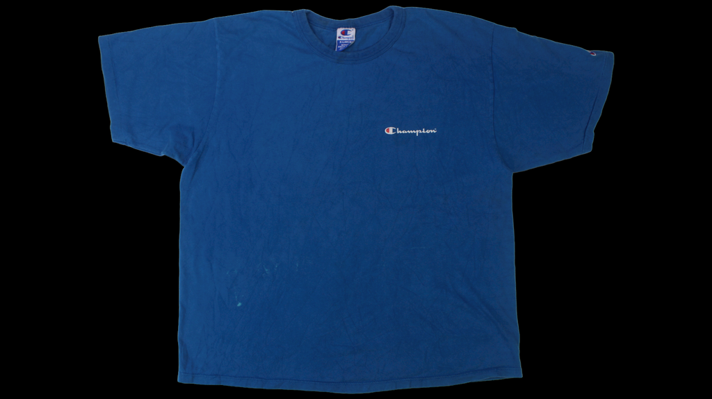 Blue Champion shirt
